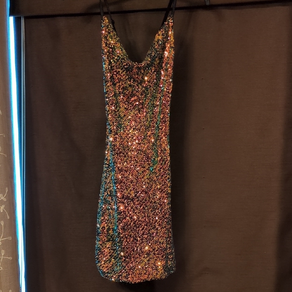 Sequin Multicolor Dress